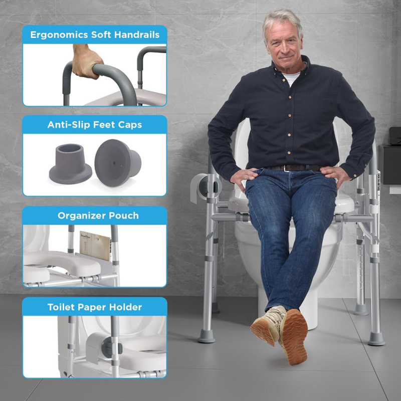 2025’s Safest Adjustable Toilet Seat Risers with Arms